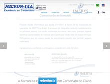 Tablet Screenshot of micron-ita.com.br